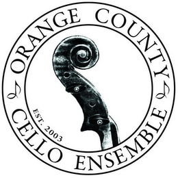 ORANGE COUNTY CELLO ENSEMBLE EST. 2003 logo