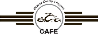 ORANGE COUNTY CHOPPERS OCC CAFE logo