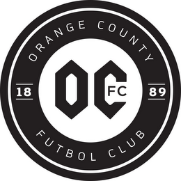 ORANGE COUNTY FUTBOL CLUB OCFC 1889 logo