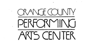 ORANGE COUNTY PERFORMING ARTS CENTER logo