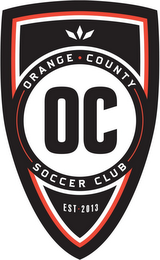 ORANGE · COUNTY SOCCER CLUB OC EST · 2013 logo