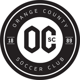 ORANGE COUNTY SOCCER CLUB OC SC 1889 logo