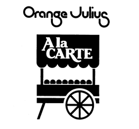 ORANGE JULIUS A LA CARTE logo