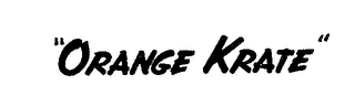 "ORANGE KRATE" logo