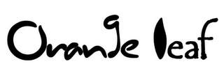 ORANGE LEAF logo
