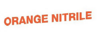 ORANGE NITRILE logo