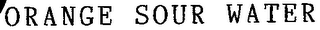 ORANGE SOUR WATER logo