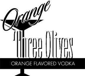 ORANGE THREE OLIVES ORANGE FLAVORED VODKA logo