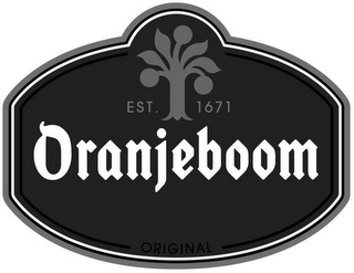 ORANJEBOOM EST. 1671 ORIGINAL logo