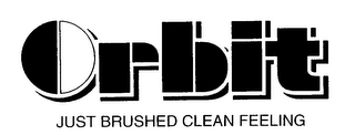 ORBIT JUST BRUSHED CLEAN FEELING logo
