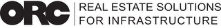 ORC REAL ESTATE SOLUTIONS FOR INFRASTRUCTURE logo