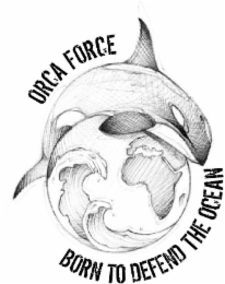 ORCA FORCE BORN TO DEFEND THE OCEAN logo