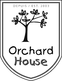ORCHARD HOUSE DEPUIS / EST. 2003 logo