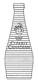 ORCHARD PEACH CLEARLY CANADIAN logo