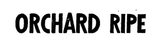 ORCHARD RIPE logo