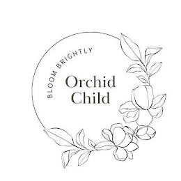 ORCHID CHILD BLOOM BRIGHTLY logo