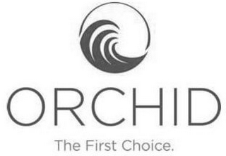 ORCHID THE FIRST CHOICE. logo