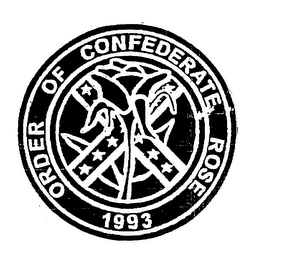 ORDER OF CONFEDERATE ROSE 1993 logo