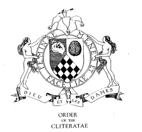 ORDER OF THE CLITERATAE FEMINAE MENES ET FACETIAE DIEU ET LES DAMES logo