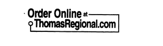 ORDER ONLINE AT THOMASREGIONAL.COM logo