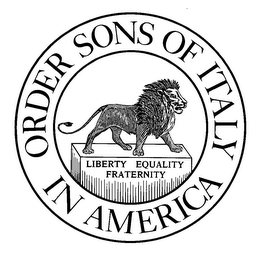 ORDER SONS OF ITALY IN AMERICA LIBERTY EQUALITY FRATERNITY logo