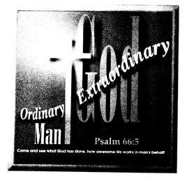 ORDINARY MAN EXTRAORDINARY GOD logo