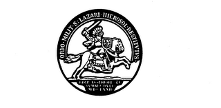 ORDO-MILITS: LAZARI-HIEROSOL-RESTIVTVS logo