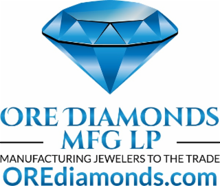 ORE DIAMONDS MFG LP MANUFACTURING JEWELERS TO THE TRADE OREDIAMONDS.COM logo