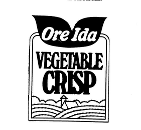 ORE IDA VEGETABLE CRISP logo