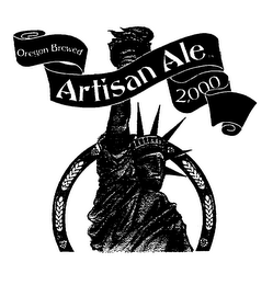 OREGON BREWED ARTISAN ALE 2,000 logo