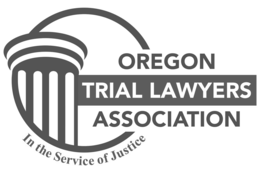 OREGON TRIAL LAWYERS ASSOCIATION IN THE SERVICE OF JUSTICE logo