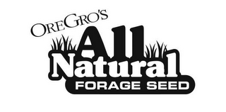 OREGRO'S ALL NATURAL FORAGE SEED logo