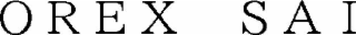 OREX SAI logo