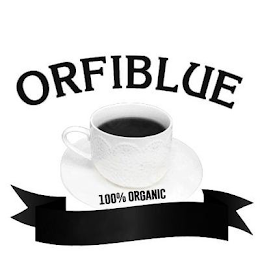 ORFIBLUE 100% ORGANIC logo