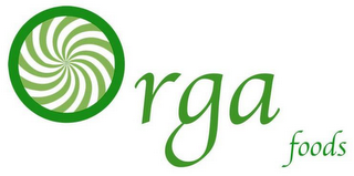 ORGA FOODS logo