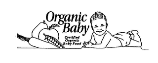 ORGANIC BABY CERTIFIED ORGANIC BABY FOOD logo