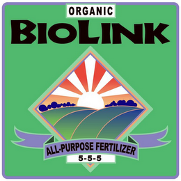 ORGANIC BIOLINK ALL-PURPOSE FERTILIZER 5-5-5 logo