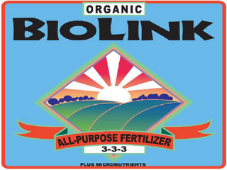 ORGANIC BIOLINK, ALL-PURPOSE FERTILIZER3-3-3 PLUS MICRONUTRIENTS logo
