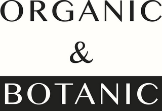 ORGANIC & BOTANIC logo