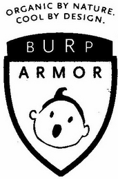 ORGANIC BY NATURE. COOL BY DESIGN. BURP ARMOR logo