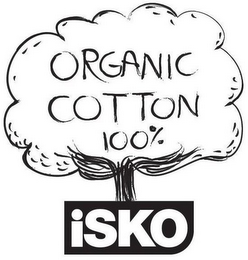 ORGANIC COTTON 100% ISKO logo