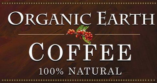 ORGANIC EARTH COFFEE 100% NATURAL logo