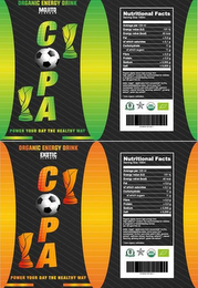 ORGANIC ENERGY DRINK EXOTIC COPA POWER YOUR DAY THE HEALTHY WAY ORGANIC ENERGY DRINK MOJITO COPA POWER YOUR DAY THE HEALTHY WAY logo