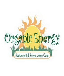 ORGANIC ENERGY RESTAURANT & POWER JUICE CAFE logo