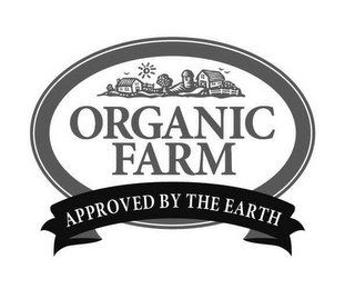 ORGANIC FARM APPROVED BY THE EARTH logo