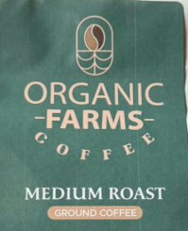 ORGANIC  -FARMS-  COFFEE MEDIUM ROAST GROUND COFFEE logo