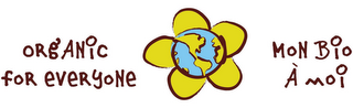 ORGANIC FOR EVERYONE MON BIO À MOI logo