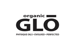 ORGANIC GLO PHYSIQUE OILS · EVOLVED · PERFECTED logo