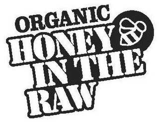 ORGANIC HONEY IN THE RAW logo