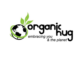 ORGANIC HUG EMBRACING YOU & THE PLANET logo